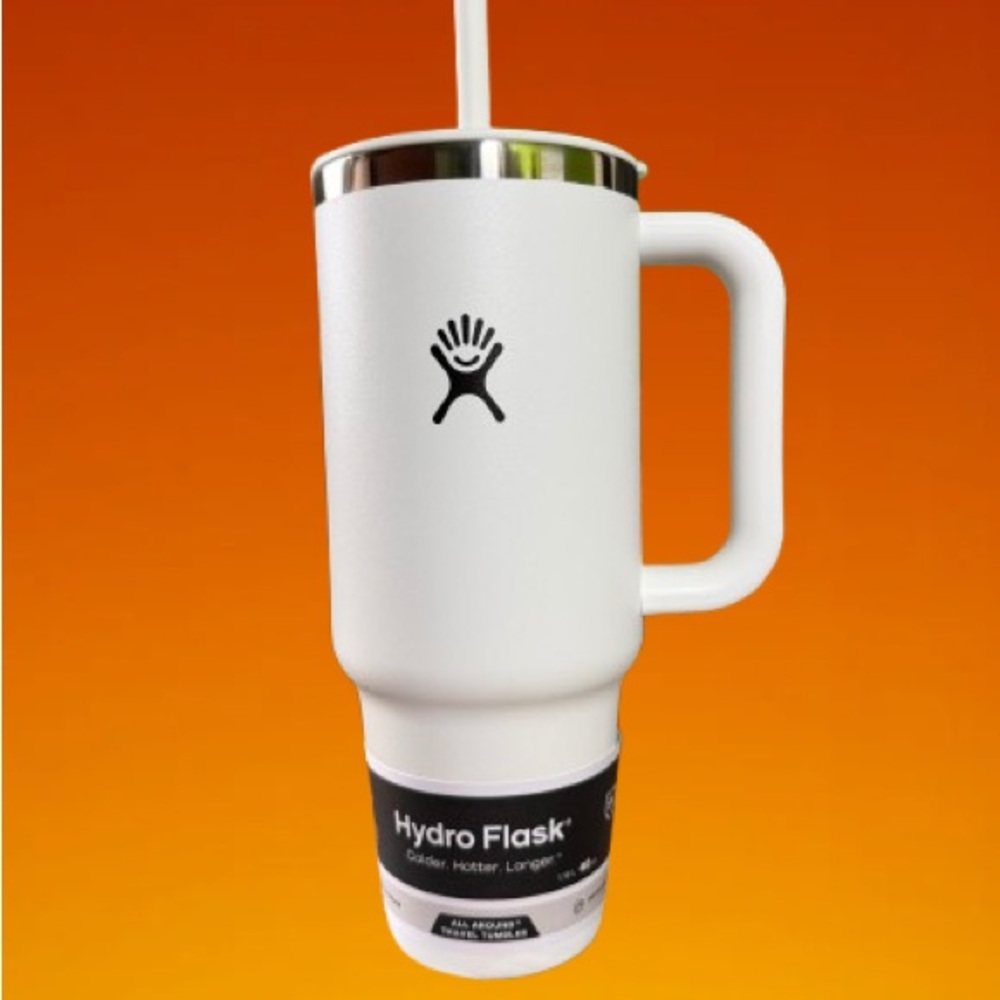 Hydro Flask 40oz All Around Travel Straw Tumbler - Oat; Double Wall, Unopened